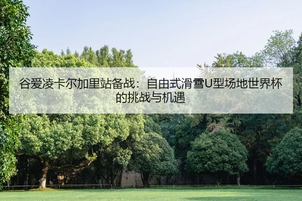 谷爱凌卡尔加里站备战：自由式滑雪U型场地世界杯的挑战与机遇